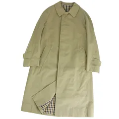 美品 アクアスキュータム Aquascutum 英国製 ステンカラーコート バル