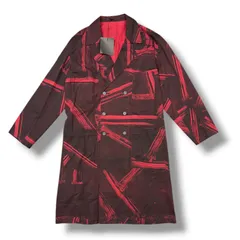 参考上代85800円 未使用 YOKE 24AW プリントトレンチコート トレンチコート ヨーク YK24FW0755C レッド 3 （99124A）のサムネイル