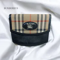 Burberrys　バーバリーズ ノバチェック  コインケース 黒 ブラック　メンズ　レディース