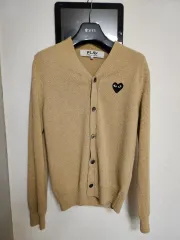 コム・デ・ギャルソン カーディガン ベージュ S