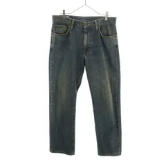 EDWIN エドウィン 403 日本製 ストレートデニムパンツ W34 インディゴ ジーンズ メンズ 古着