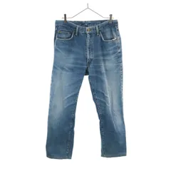 BOBSON ボブソン 日本製 ストレートデニムパンツ W35 ブルー ジーンズ メンズ 古着