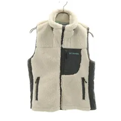 Columbia コロンビア アーチャーリッジ ボア ベスト M アイボリー アウトドア レディース 古着