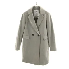 SLOBE IENA スローブ イエナ ダブルブレスト チェスターコート 36 グレー レディース 古着