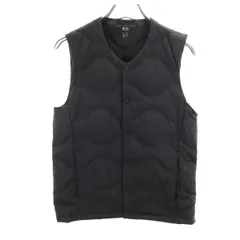 UNIQLO ユニクロ ウルトラライト コンパクト ダウンベスト S ブラック 収納袋付き メンズ 古着