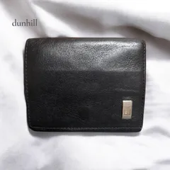 dunhill ダンヒル　レザー　小銭入れ ブラック　黒 コンパクト　メンズ　レディース