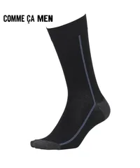 新品 未使用 COMME CA MEN コムサメン センターライン メンズ クルーソックス 518648【メール便】 ブラックのサムネイル