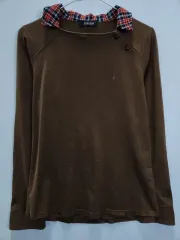 EASTBOY ヴィンテージ Y2K 森ガール プレッピースリーブ ボタンショルダースリーブ