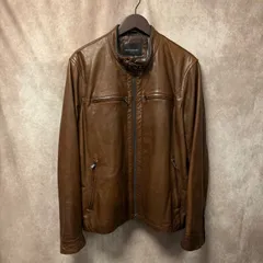✨90s BANANA REPUBLIC バナナリパブリック レザージャケット 本革 ブラウン XL ビンテージ✨