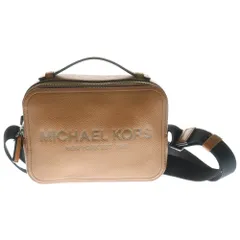 MICHAEL KORS (マイケルコース) ロゴ型押し カメラバッグ ショルダーバッグ 37F2LCOL6T ブラウン