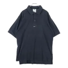 NIKE (ナイキ) 00s ロゴ 半袖ポロシャツ ブラック