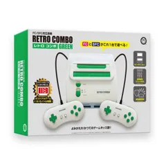 【コロンバスサークル】（FC/SFC用互換機）レトロコンボ GREEN - ファミコン/スーパーファミコン互換機