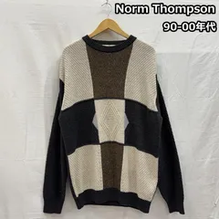 古着 Norm Thompson 90-00年代 ビンテージ イタリア製 パネル ニット セーター 90s 00s VINTAGE メンズ XL ISItems【USED】【古着】【中古】50151862