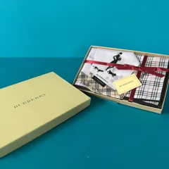 236 BURBERRY バーバリー ハンカチセット ノバチェック 犬 散歩 レア柄 ギフト 新品未使用品