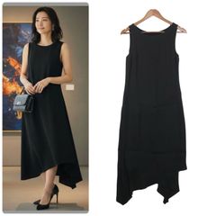 Max Mara(マックスマーラ) 銀タグ アシンメトリー シルク混