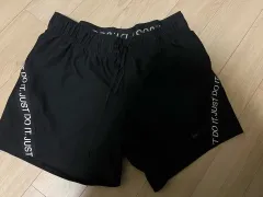 ナイキ 正規品 Just Do It ブラック ハーフパンツ