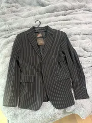 ストライプ ルーズ ジャケット