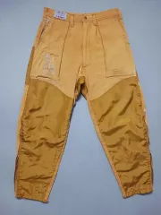33 ヴィンテージ ツートン ダメージ ワークウェア カーゴ パンツ