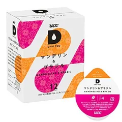 UCC ドリップポッド 専用カプセル マンデリン&ブラジル 12杯分 90g ポッド・カプセル