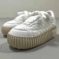 新品 イエロー YELLO  RETRIEVER SNEAKERS YE-25A1-FL06 スニーカー Lサイズ 24.5cm相当 プラットフォーム 厚底 未使用 極美品