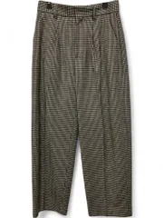 JOURNAL STANDARD L’essage (ジャーナルスタンダードレサージュ) ★ ③ 23030370220030 ガンクラブ/チドリチェックタックパンツ レディース ブラック 36