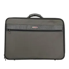 Samsonite(サムソナイト) ビジネスバッグ - グレー×ダークグレー 本体ロックあり レザー