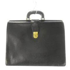 バーバリーズ Burberrys ヴィンテージ ダレスバッグ ドクターバッグ ビジネスバッグ 書類カバン ブリーフケース レザー シボ革 黒 ブラック /CK4 ■GY11