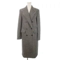 ローレンラルフローレン LAUREN RALPH LAUREN チェスターコート ダブル 6 黒 ブラック 白 ホワイト 千鳥格子 ハウンドトゥース 0200011455 /AH20 ■GY18のサムネイル