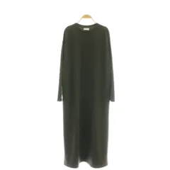 マルゥ ユナイテッドアローズ MARW UNITED ARROWS カットソーワンピース ロング 長袖 36 チャコールグレー /HK ■OS