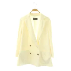 ロロピアーナ Loro Piana リネンコットン 金ボタン ダブル ジャケット テーラード 42 ホワイト /HK ■OSのサムネイル