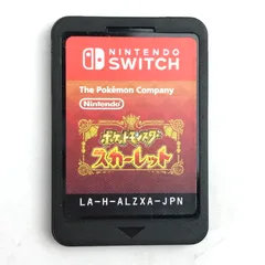 【中古美品】 ポケットモンスター スカーレット ソフトのみ Nintendo Switch ニンテンドースイッチ ソフト 動作確認済 [CERO区分_A / 全年齢対象商品] 【260118-io-30-fuz】