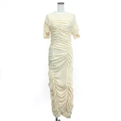 MAISON SPECIAL メゾンスペシャル シャーリングワンピースドレス サイズ:M 半袖 24SS   ホワイト レディース / 240001184852