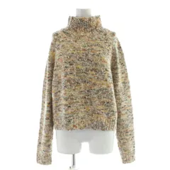 ユナイテッドアローズ UNITED ARROWS ハイネック ニット セーター 長袖 白系 マルチカラー /AP