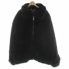 アブソルート Absolute ファージャケット ブルゾン フェイクファー ショート丈 XL 黒 ブラック CS-SSK37 /PP ■GY17