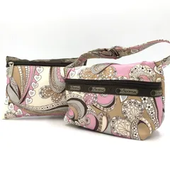 LeSportsac レスポートサック ポーチ 2点セット ミニバッグ ハート ペイズリー