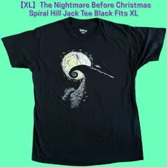 The Nightmare Before Christmas Spiral Hill Jack Tee Black Fits XL