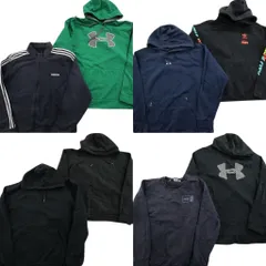 古着卸 まとめ売り スポーツブランドMIX スウェット 8枚セット (メンズ XL ) アンダーアーマー プーマ アディダス 中古 古着 ND5581