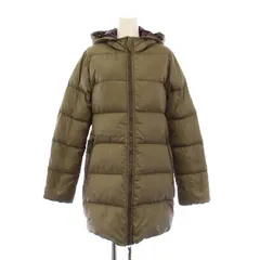 デュベティカ DUVETICA ダウンコート ナイロン アウター ミドル丈 ジップアップ フード 40 カーキ /BB