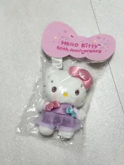 ハローキティ 50周年 マスコットぬいぐるみ キーホルダー hello kitty(ハローキティ) バッグチャーム ドレスキティ 限定キティ
