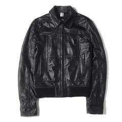 【美品】D&G ディー&ジー ジャケット ブラック 黒 サイズ:44 | ラムスキンレザー ジップ ブルゾン / ジャケット | アウター 上着【メンズ】【中古】