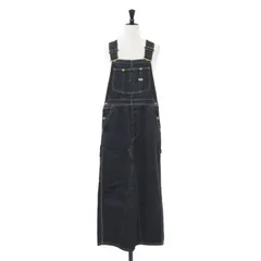 【美品】Lee リー × FRAMeWORK 別注 スカート ブラック 黒 サイズ:M | 21春夏 ローバック ジャンパースカート / サロペット デニム | ボトムス【レディース】【中古】