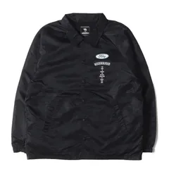 NEIGHBORHOOD ネイバーフッド ジャケット ブラック 黒 サイズ:L | 2004年 グラフィック ロゴ ナイロン コーチジャケット | 00年代 アーカイブ | アウター ブルゾン 上着【メンズ】【中古】