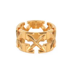 OFF-WHITE オフホワイト リング サイズ:56(15号) | マルチ アロー リング (Multi Arrow Ring) | ゴールド | イタリア製 ブランド アクセサリー 指輪【メンズ】【中古】のサムネイル