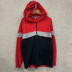 ニューバランス カジュアル センターロゴ ハーフジップ フーディー Tシャツ S M10491