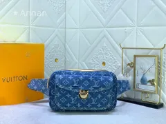 希少モノグラムデニム バム バッグ （ブルー） LOUIS VUITTON　ルイ?ヴィトン ウエストバッグ