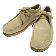 Clarks クラークス Wallabee スウェードレザーワラビーシューズ 61285316 イエロー 26cm