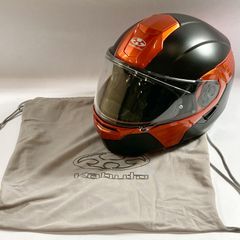 OGK KABUTO KAZAMI Lサイズ システムヘルメット オレンジ ☆ OGK KABUTO KAZAMI カブト フルフェイス ヘルメット フラット