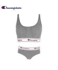 新品 未使用 Champion チャンピオン 下着 Champion レディース 上下セット 518802【メール便】 グレー