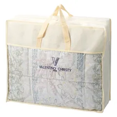 【ギフト】[寝具]ヴァレンティノ・クリスティー 羽毛ふとんバッグ入(ダウン50%)