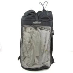 モンベル メッシュギア バックパック リュック アウトドア 鞄 カバン ブランド 黒 メンズ ブラック mont-bell 【中古】